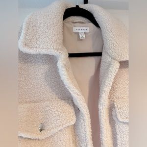Topshop Oversized Sherpa Jacket